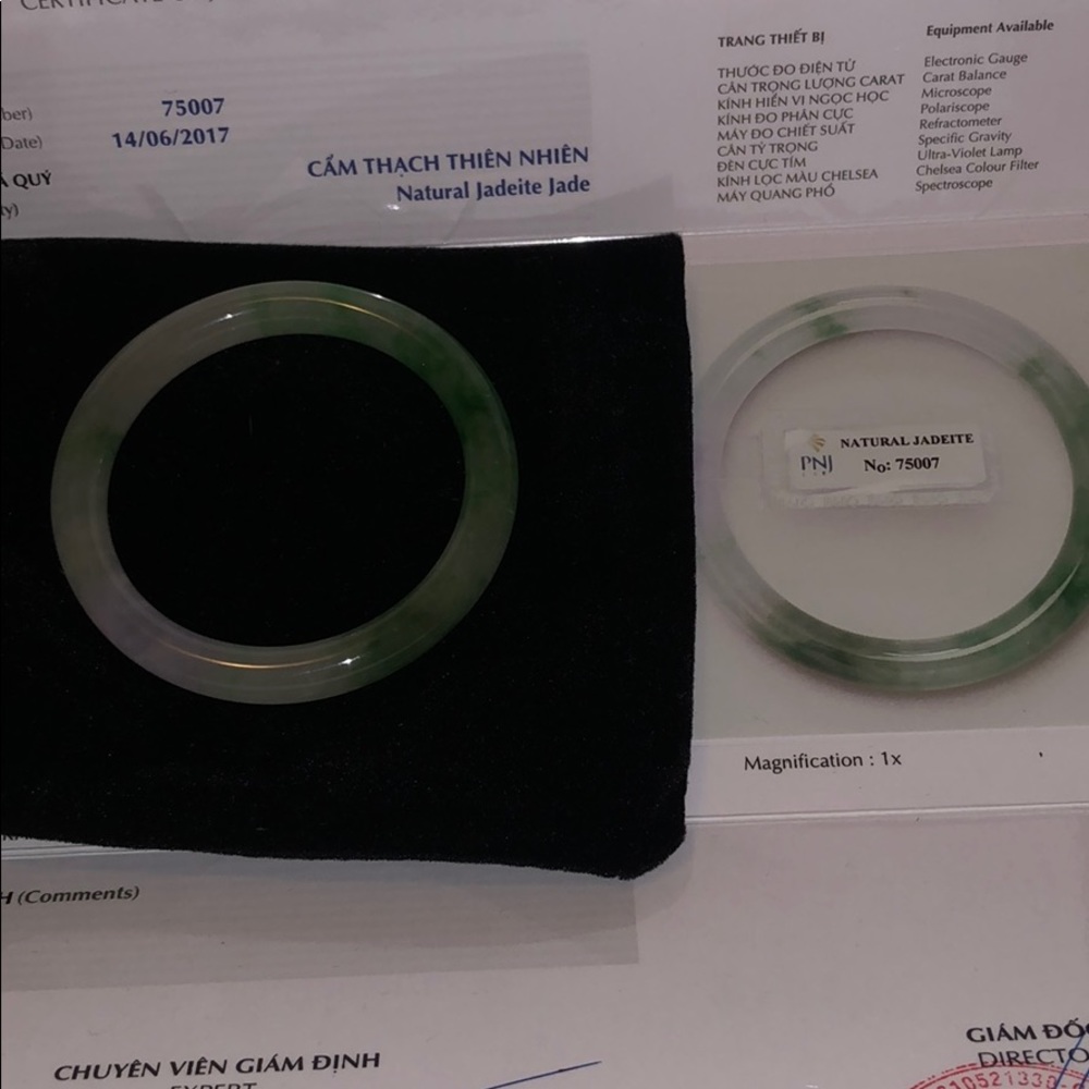 Jade bangle